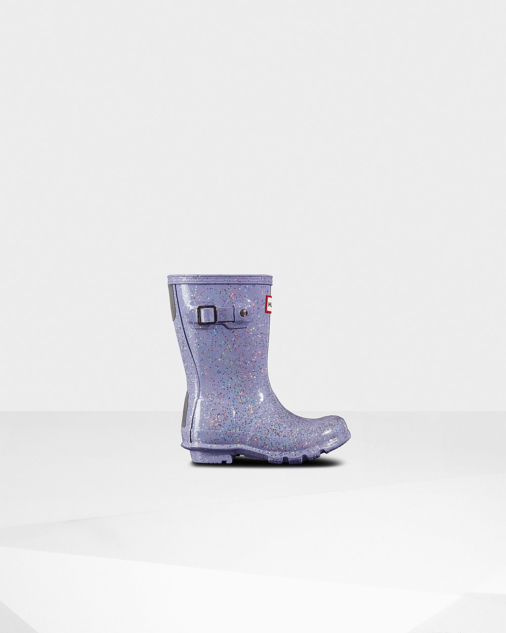 Hunter Original Little Giant Glitter Rain Boots - Store Kids Purple - XLIQBF723